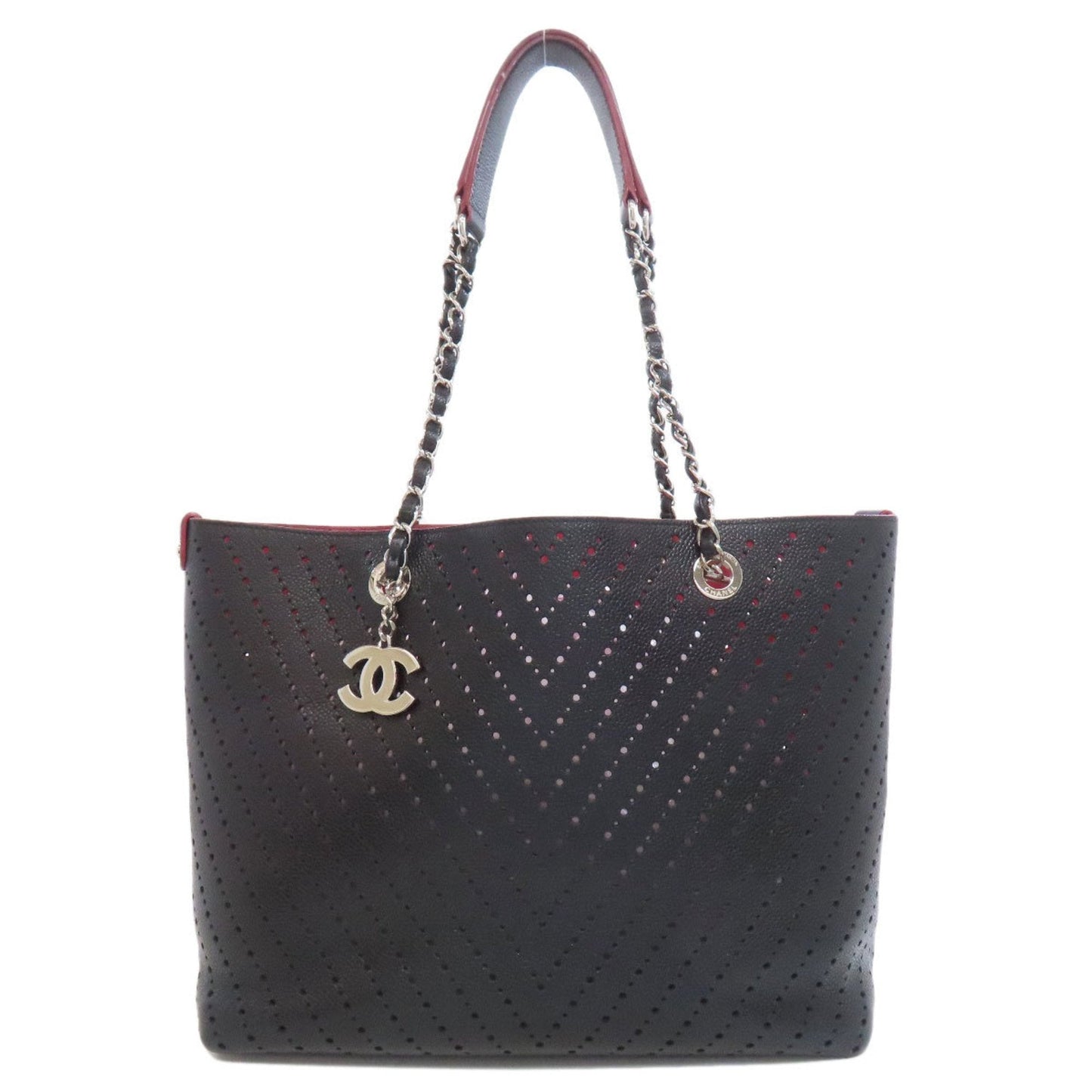 Chanel Black Leather Tote Bag ()