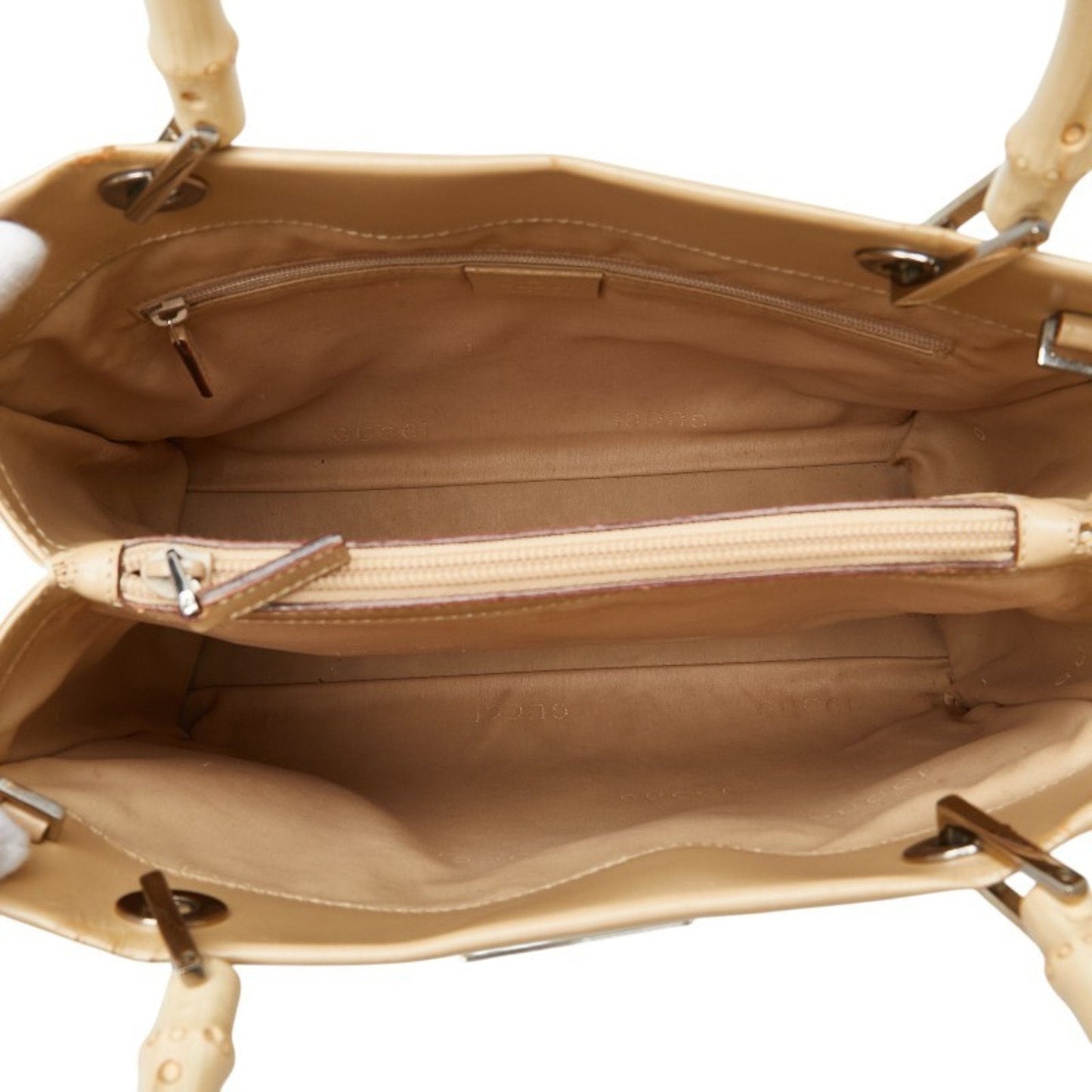 Gucci Beige Leather Handbag Shoulder Bag ()