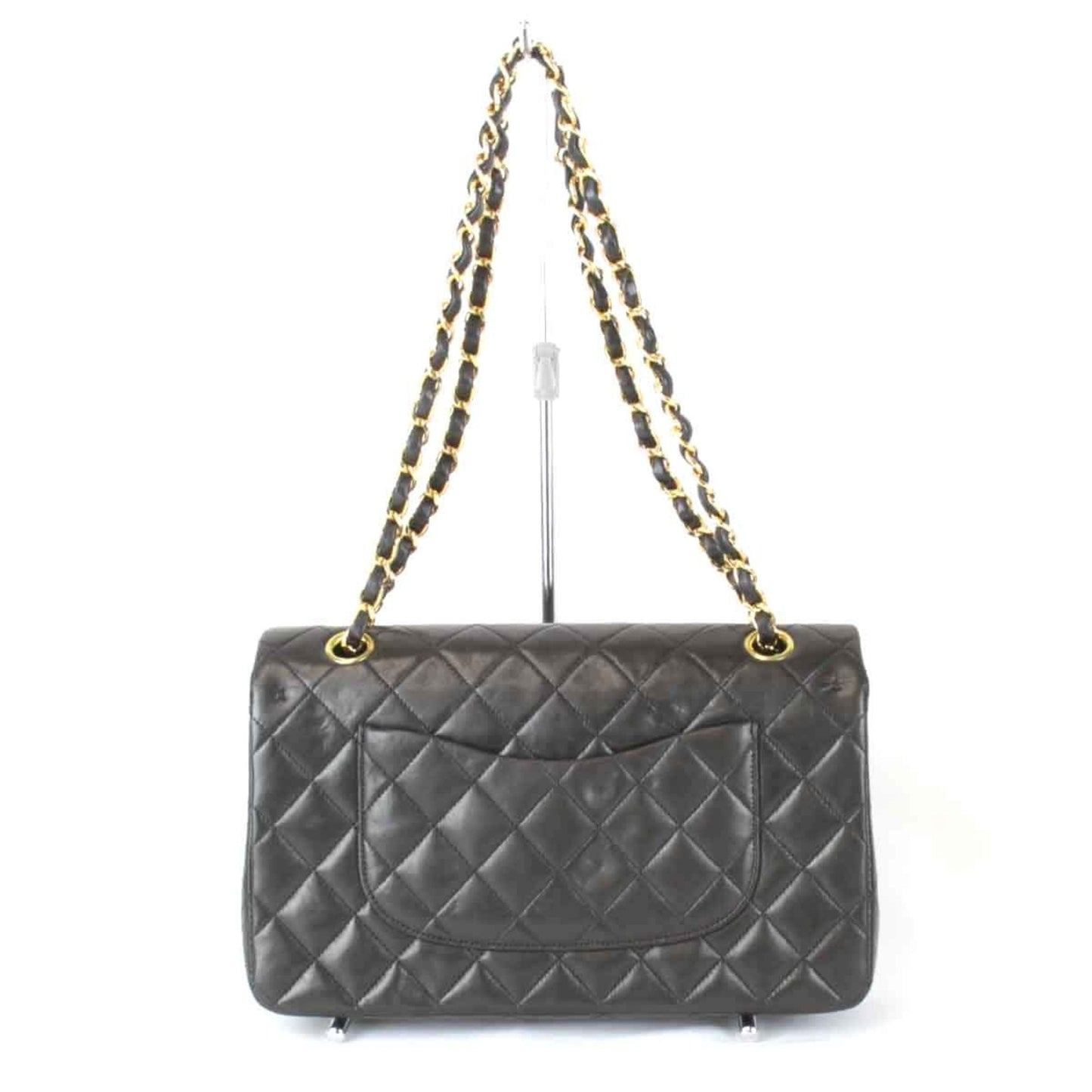 Chanel Black Leather Shoulder Bag ()