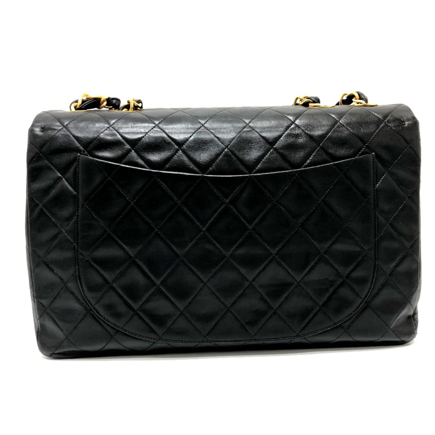 Chanel Black Leather Shoulder Bag ()