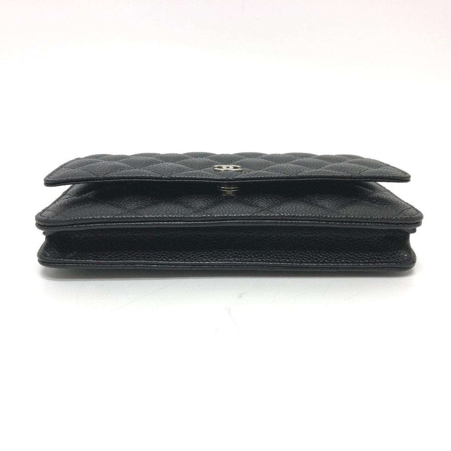 Chanel Black Caviar Leather Shoulder Bag ()