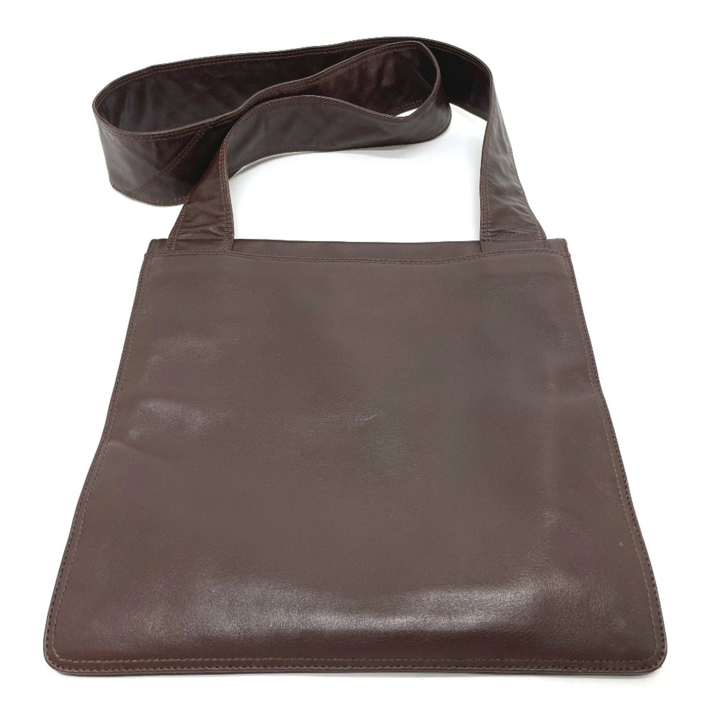 Chanel Brown Leather Shoulder Bag ()