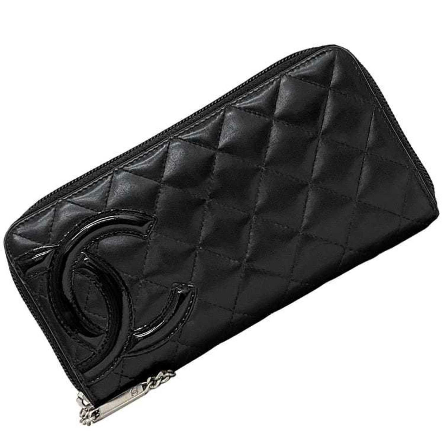 Chanel Black Leather Wallet (Bi-Fold) ()