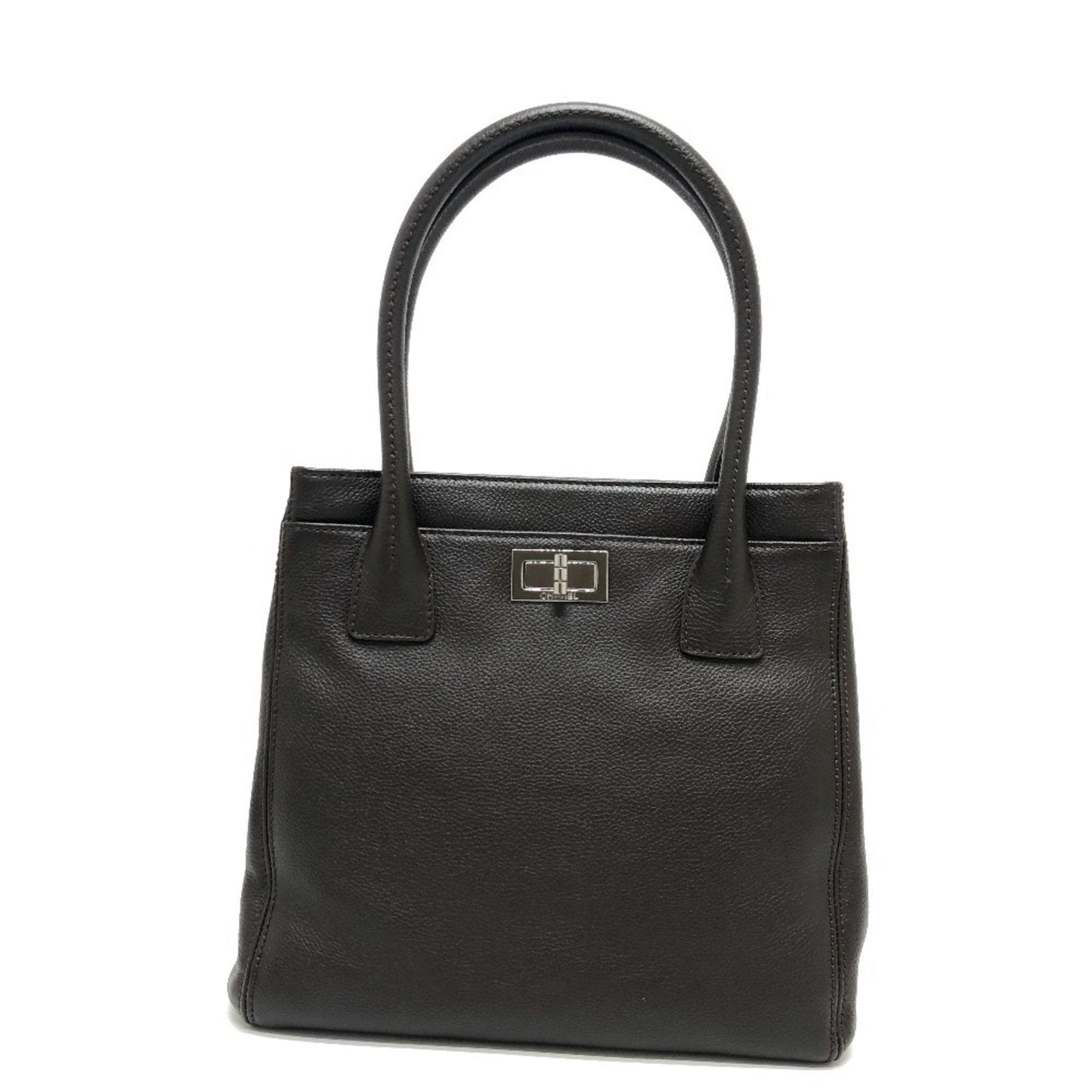 Chanel Brown Leather Tote Bag ()