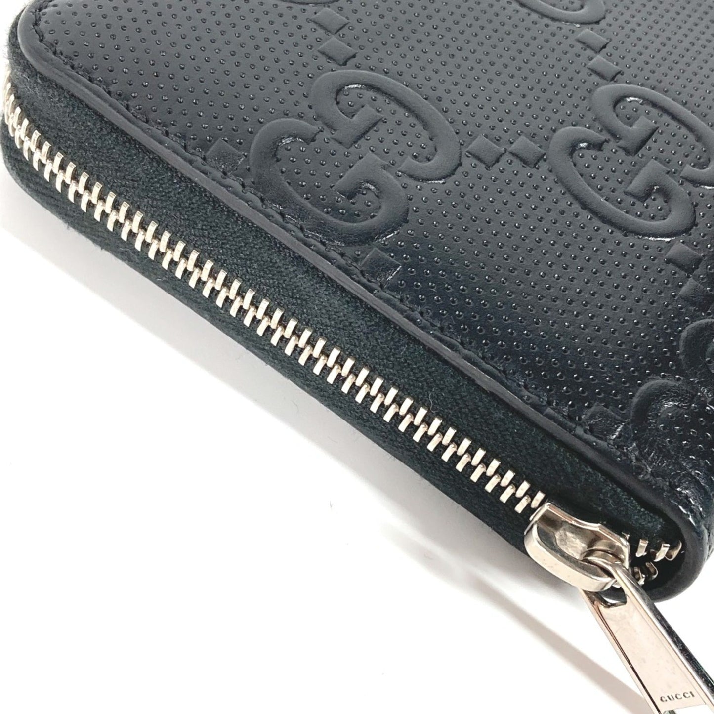 Gucci Black Leather Long Wallet (Bi-Fold) ()