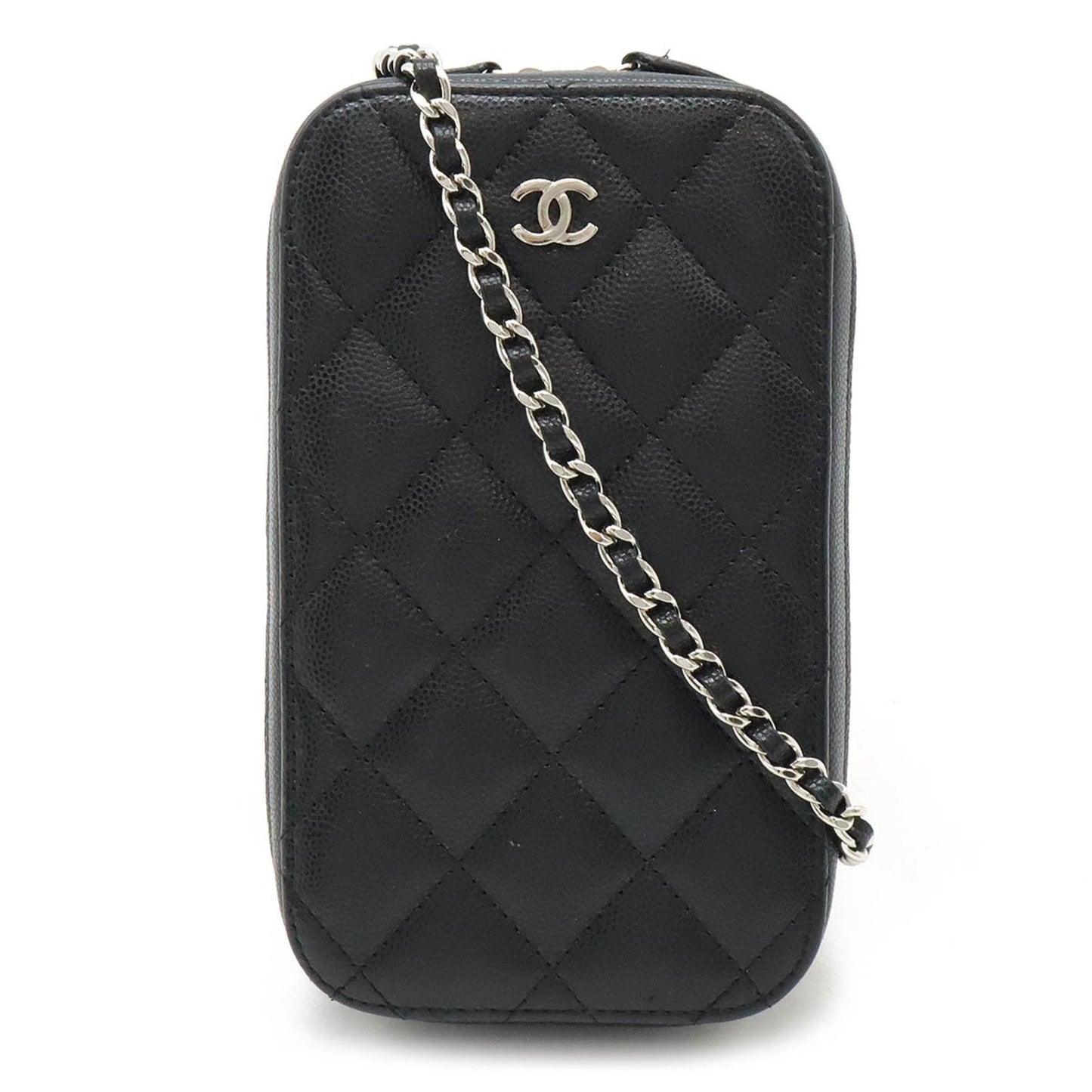 Chanel Black Leather Shoulder Bag ()