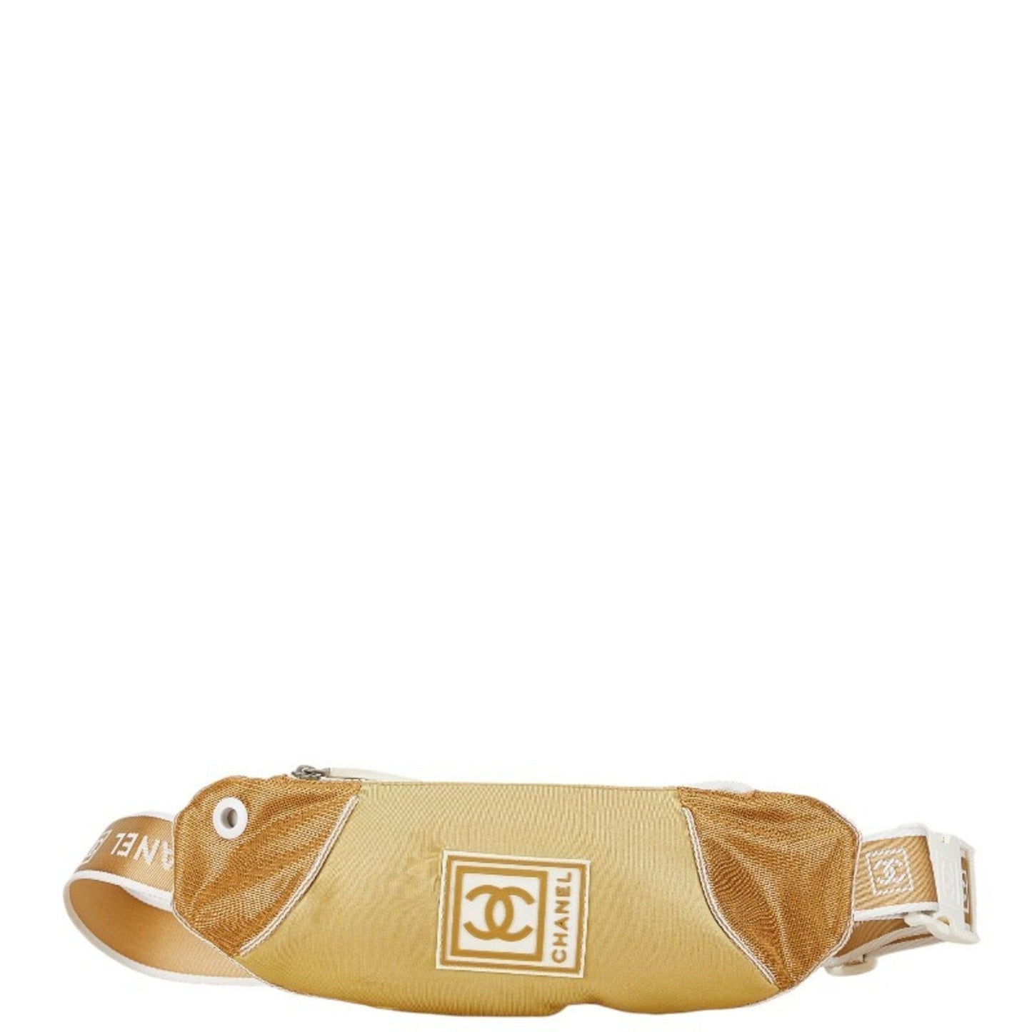 Chanel Beige Gold Nylon Fanny Pack ()