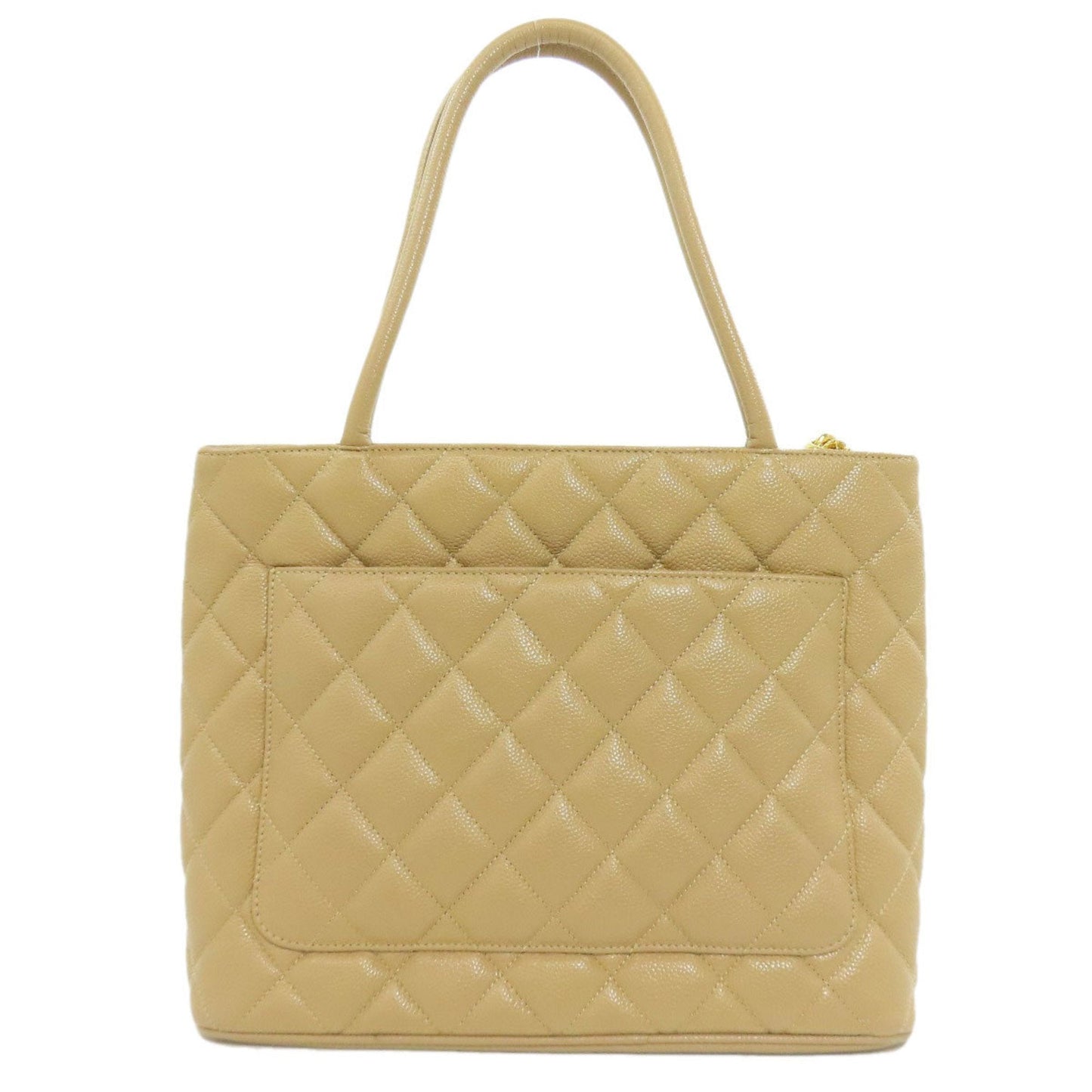 Chanel Beige Leather Tote Bag ()