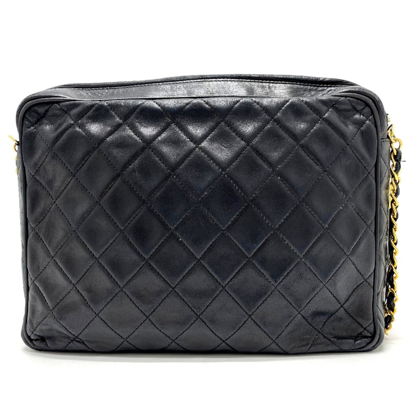 Chanel Black Leather Shoulder Bag ()