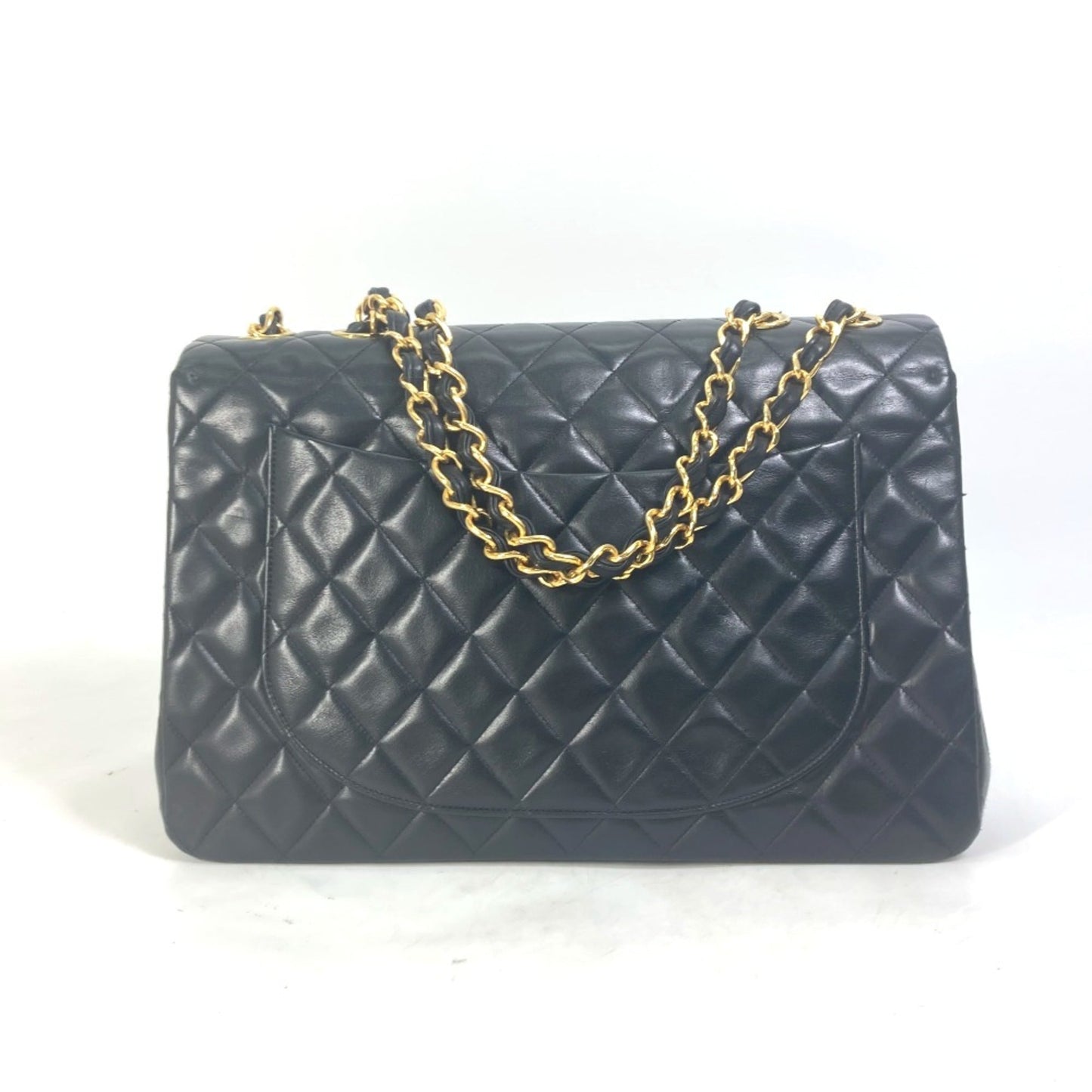 Chanel Black Leather Shoulder Bag ()