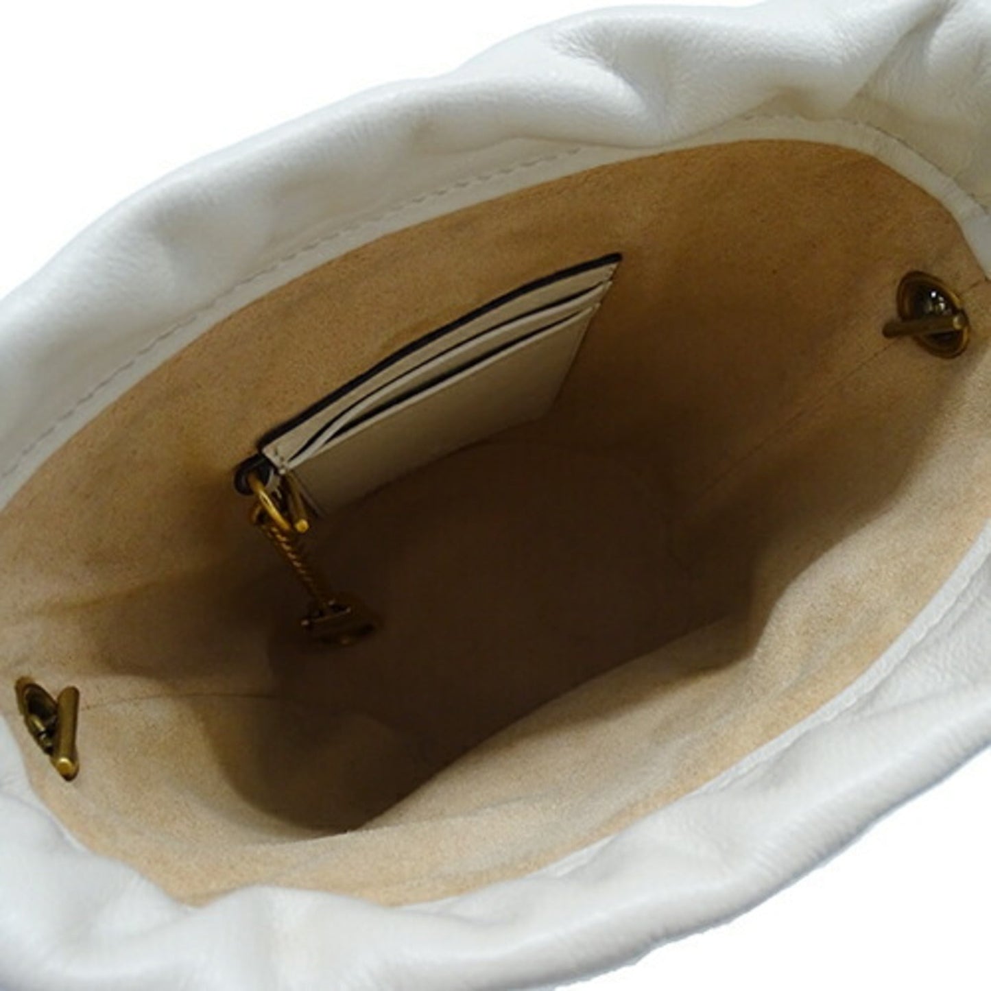 Gucci Gg Marmont White Leather Shoulder Bag ()