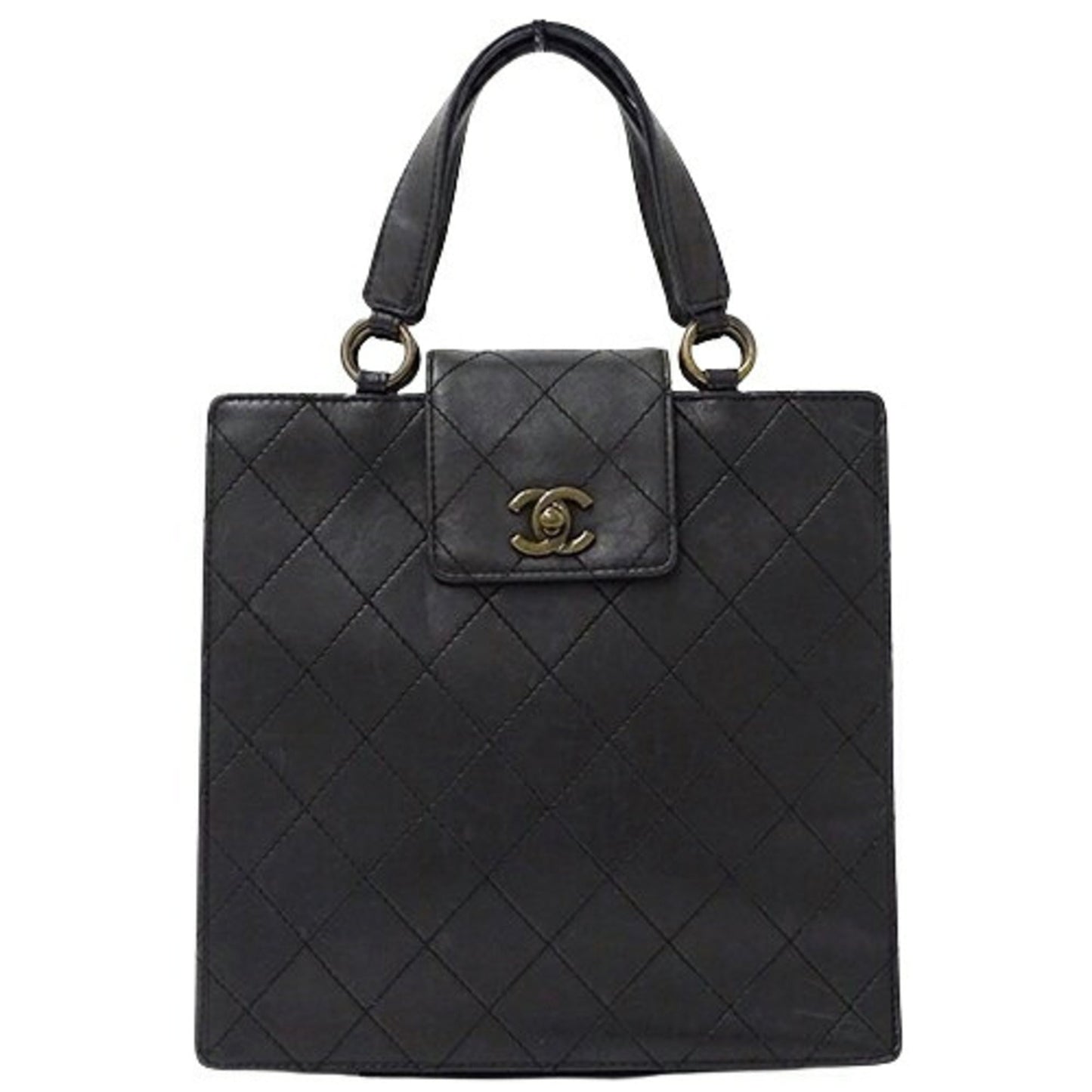 Chanel Black Leather Handbag ()