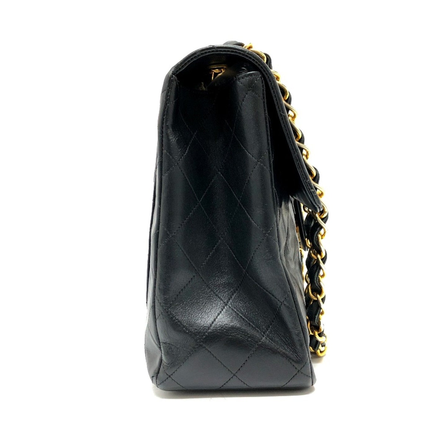 Chanel Black Leather Shoulder Bag ()