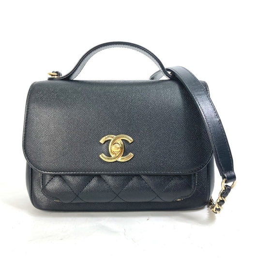 Chanel Black Leather Shoulder Bag ()