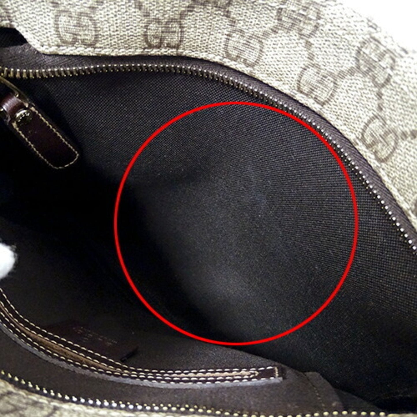 Gucci Beige Brown Gg Supreme Shoulder Bag ()