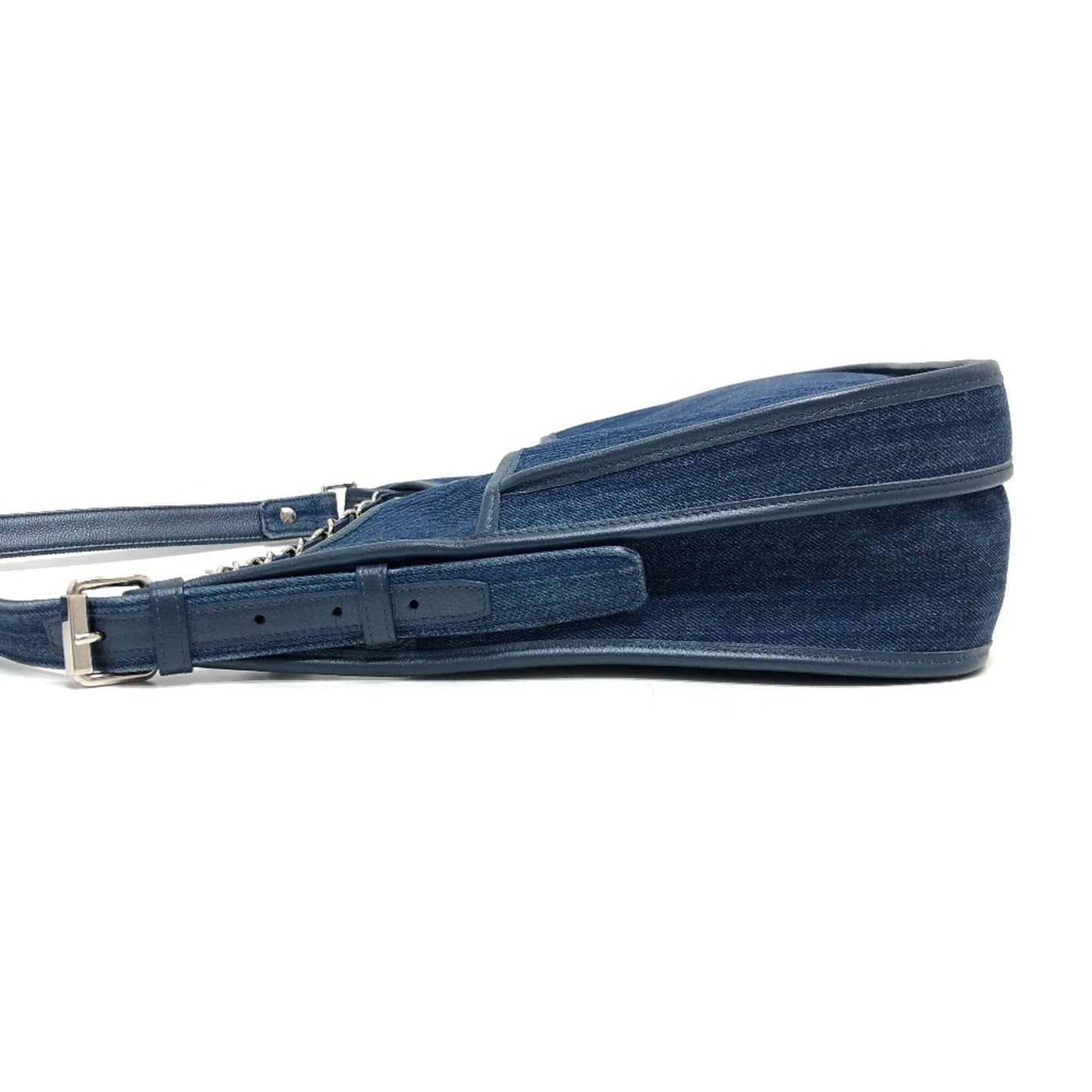 Chanel Blue Denim Shoulder Bag ()