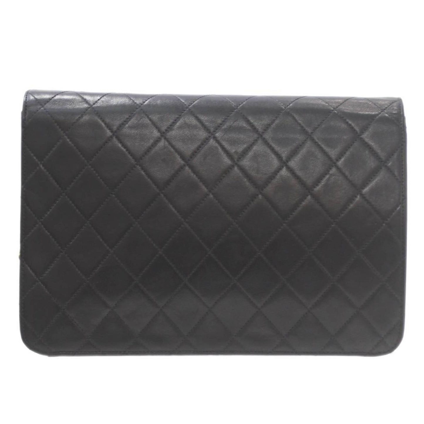 Chanel Black Leather Shoulder Bag ()