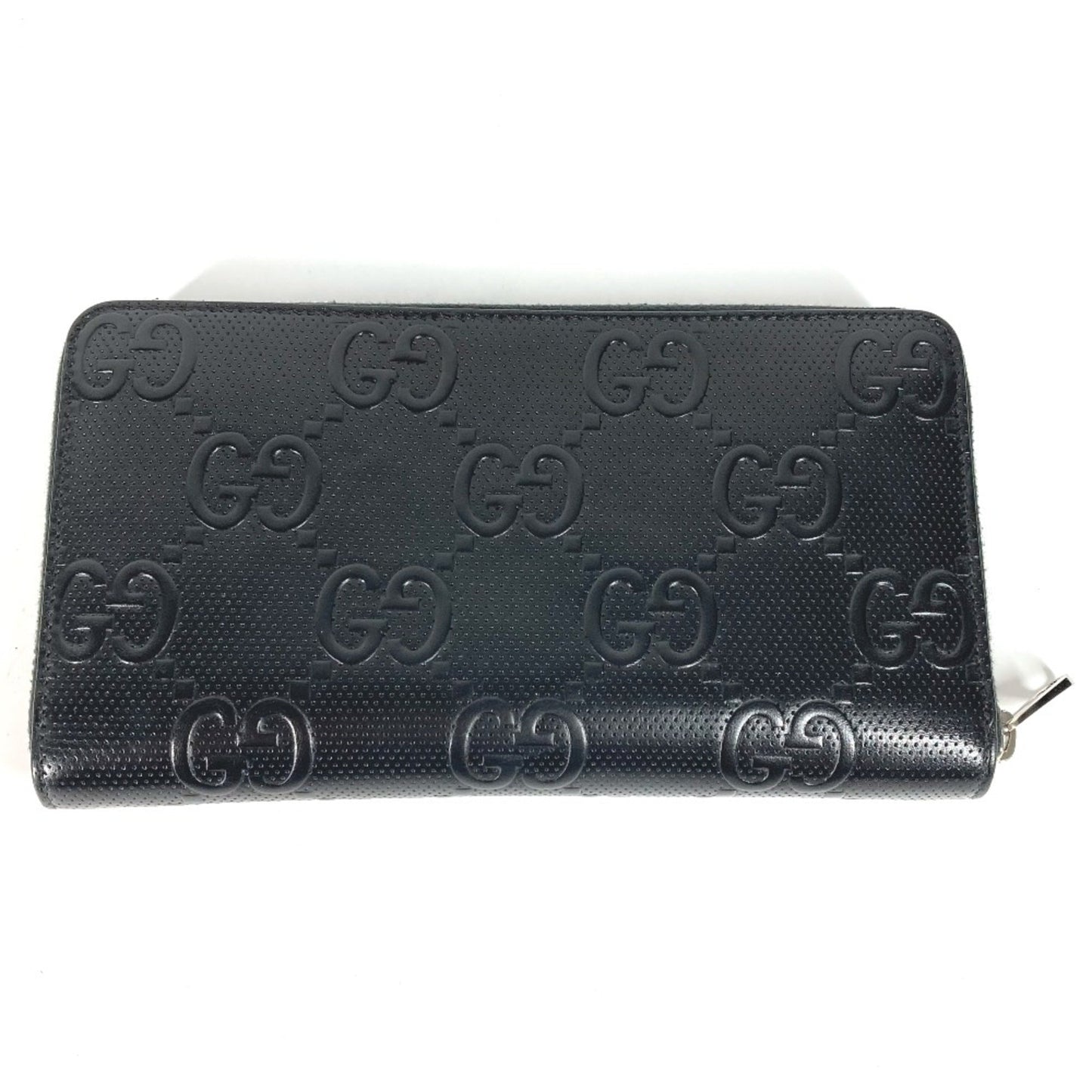 Gucci Black Leather Long Wallet (Bi-Fold) ()