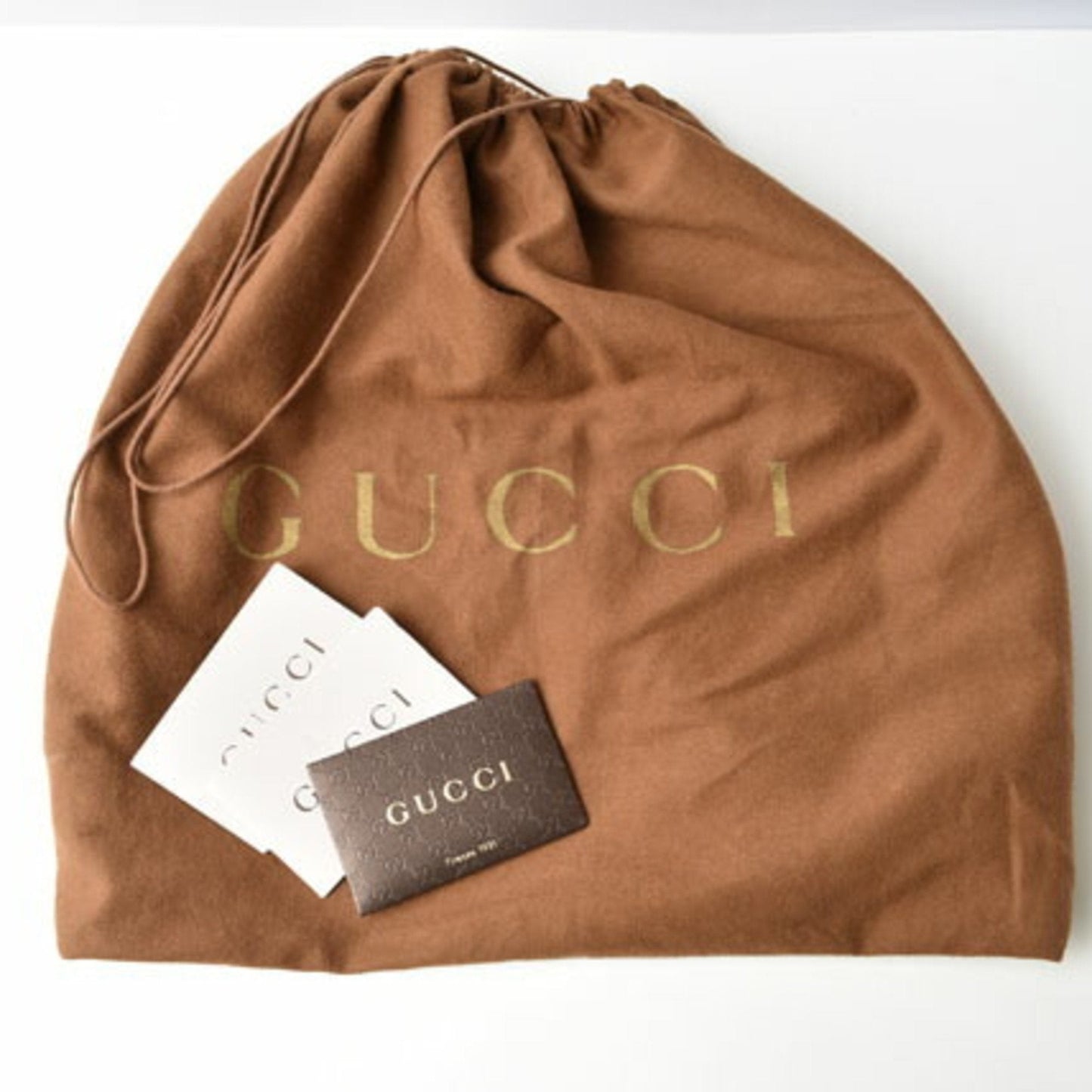 Gucci Beige Brown Pvc Gg Supreme Shoulder Bag Tote Bag ()