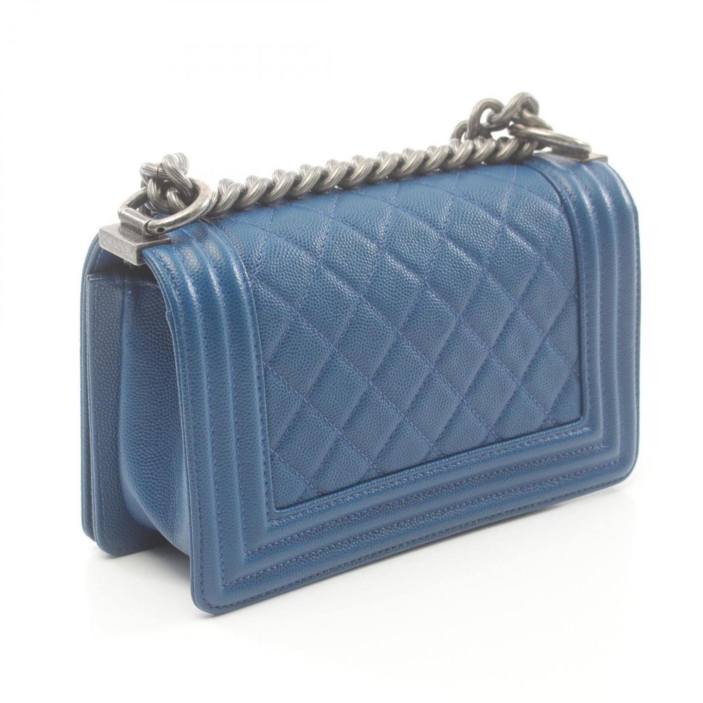 Chanel Blue Leather Shoulder Bag ()