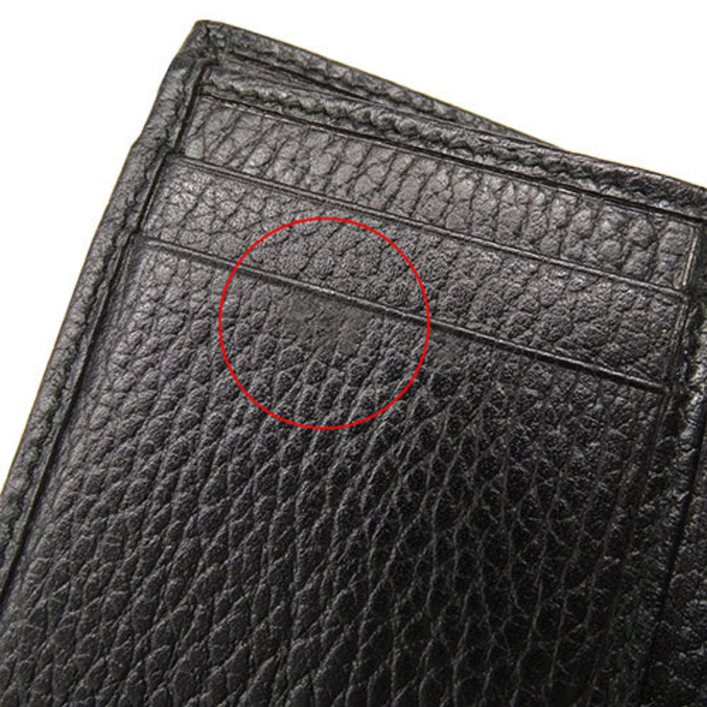 Gucci Black Leather Wallet (Tri-Fold) ()