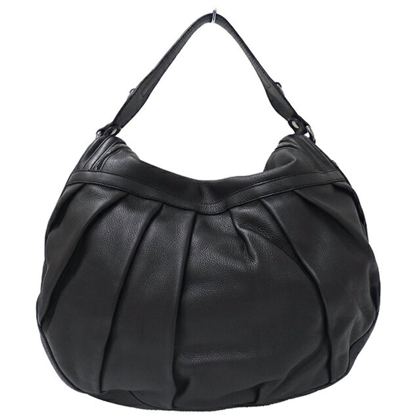 Gucci Black Leather Handbag Shoulder Bag ()