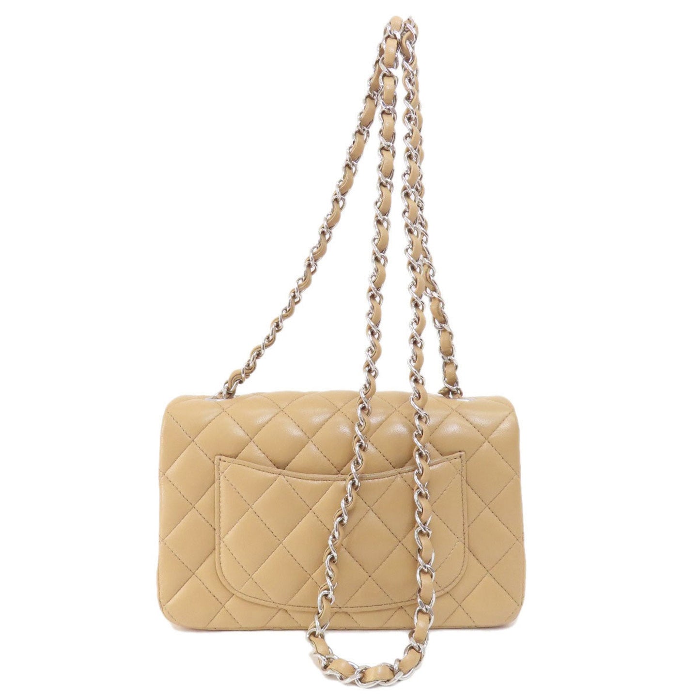 Chanel Beige Leather Shoulder Bag ()