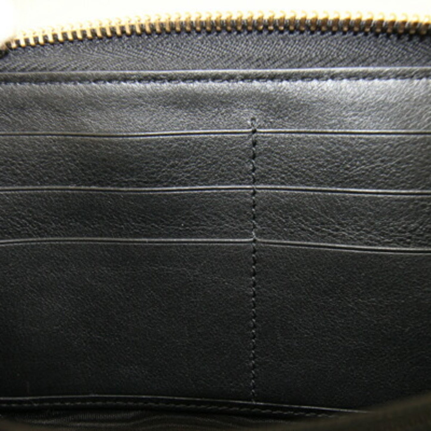 Gucci Black Ivory Leather Long Wallet (Bi-Fold) ()