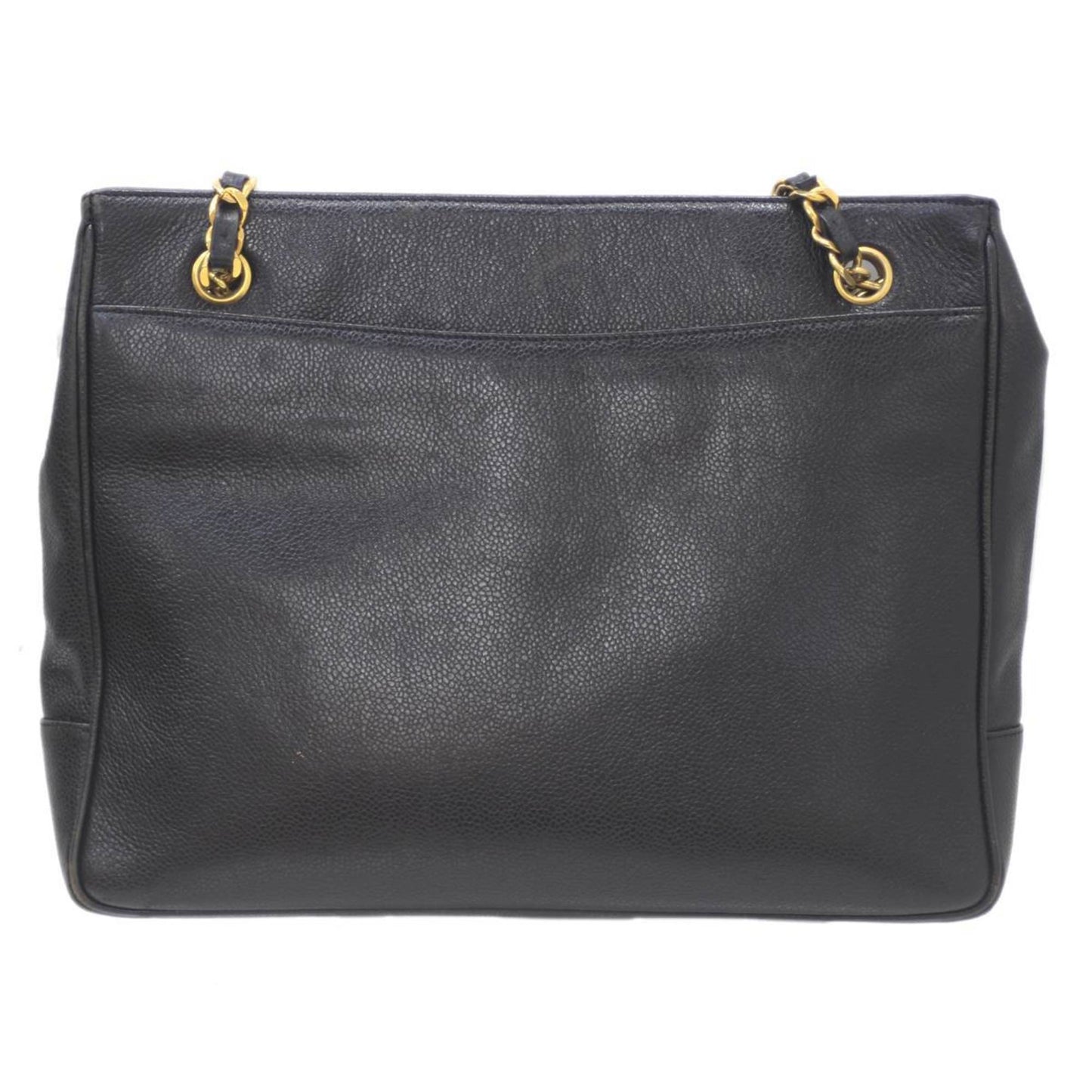 Chanel Caviar Skin Black Caviar Leather Shoulder Bag ()