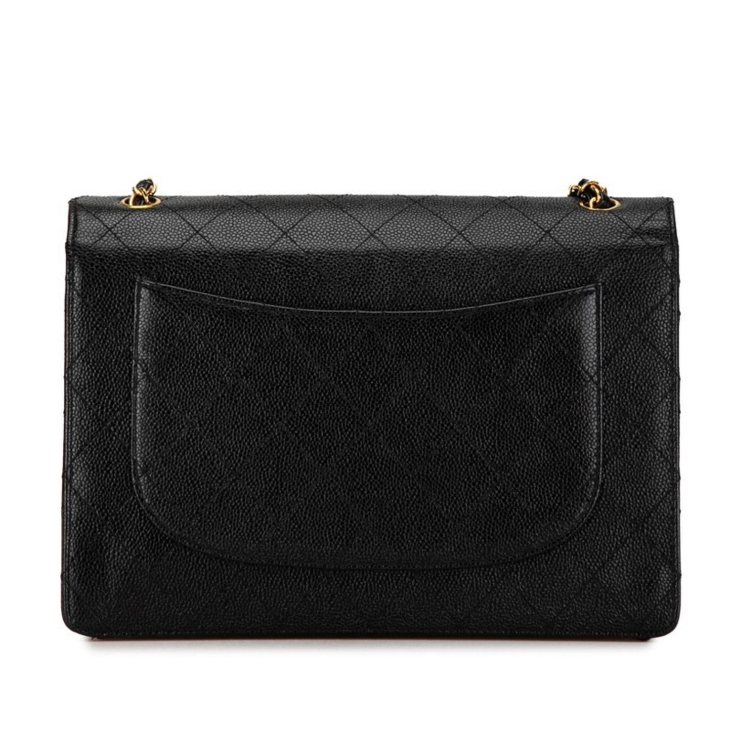 Chanel Black Caviar Leather Shoulder Bag ()