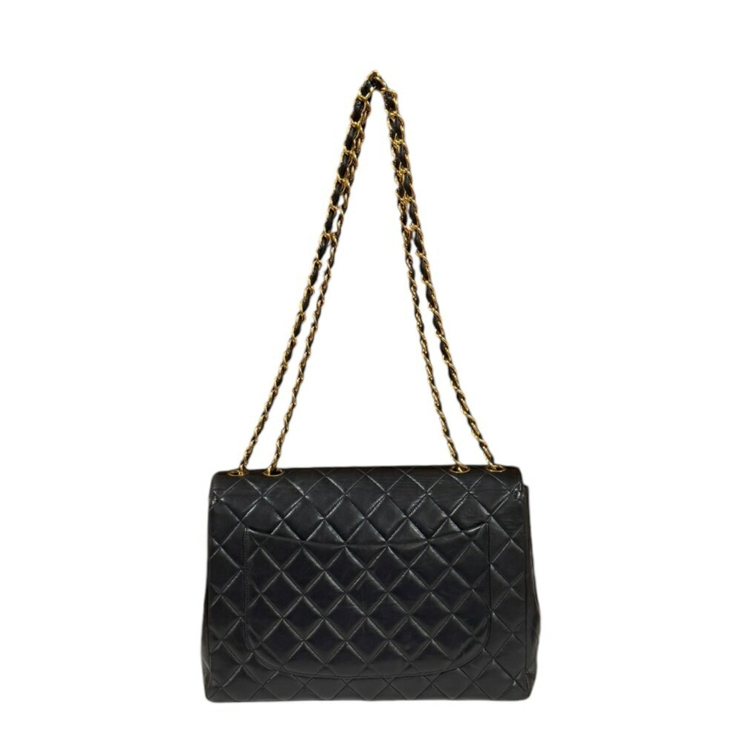 Chanel Black Leather Shoulder Bag ()