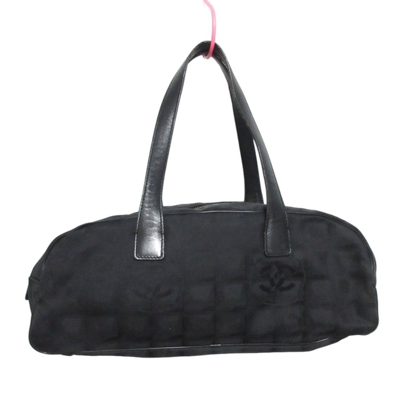 Chanel Black New Travel Line Boston Bag Handbag ()