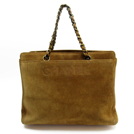 Chanel Brown Suede Handbag ()