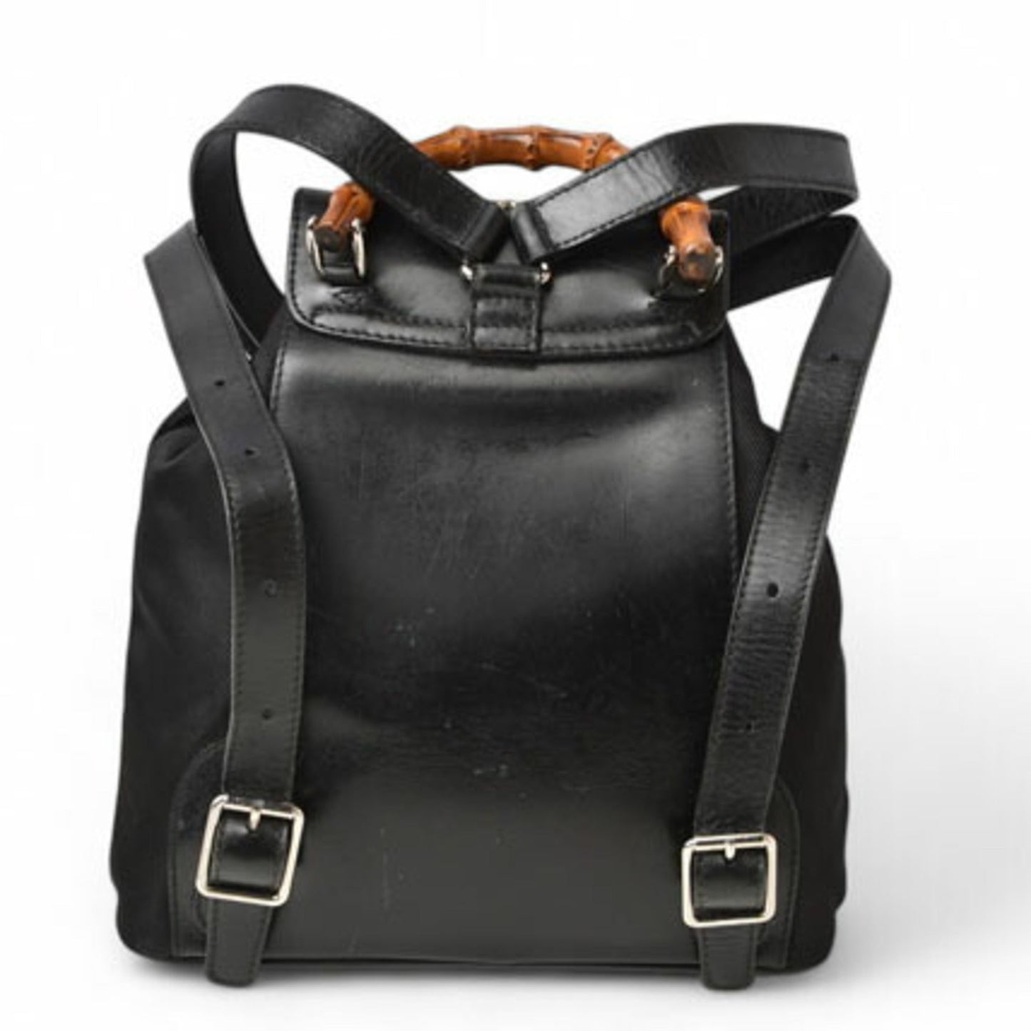Gucci Black Leather Backpack ()