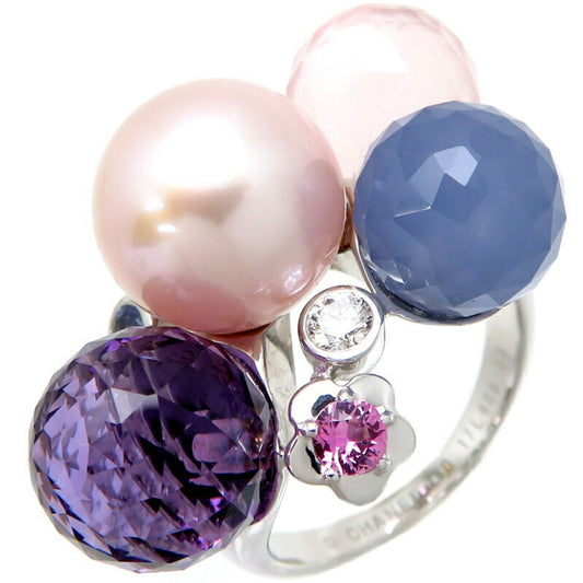 Chanel White Gold (18K) Band Ring ()