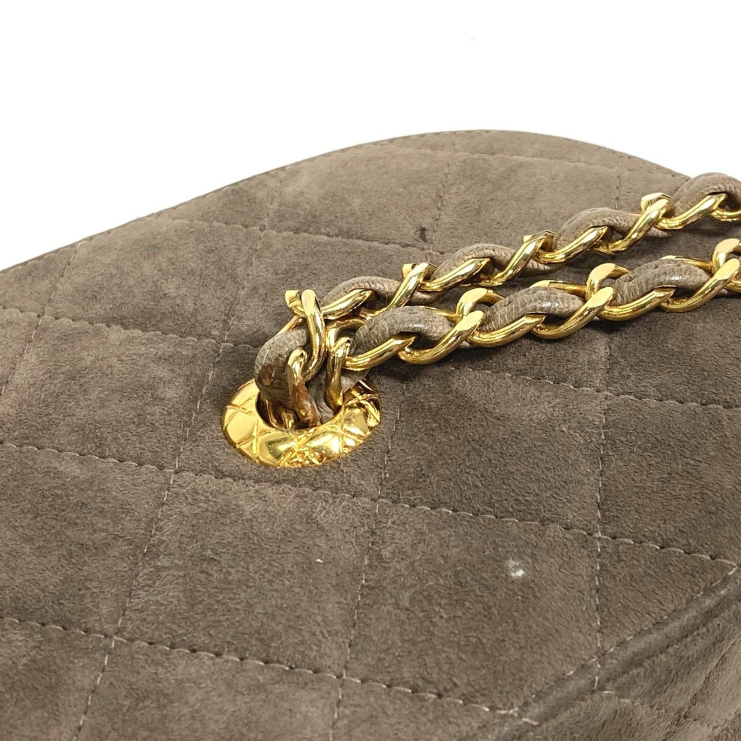 Chanel Brown Leather Shoulder Bag ()