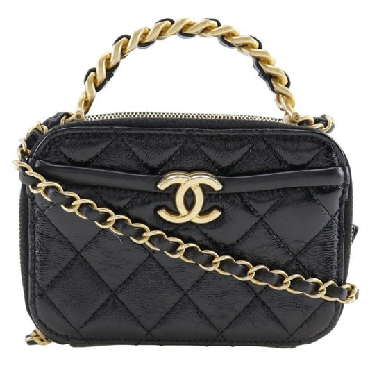 Chanel Black Leather Handbag ()