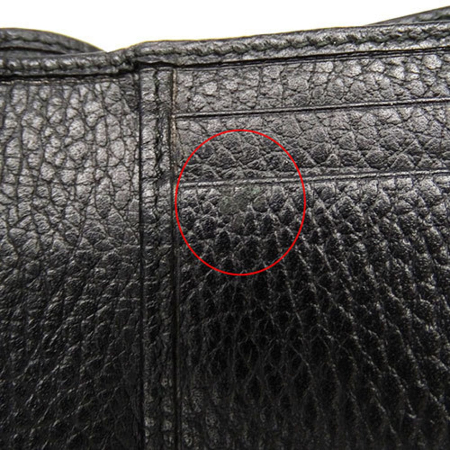 Gucci Black Leather Wallet (Tri-Fold) ()