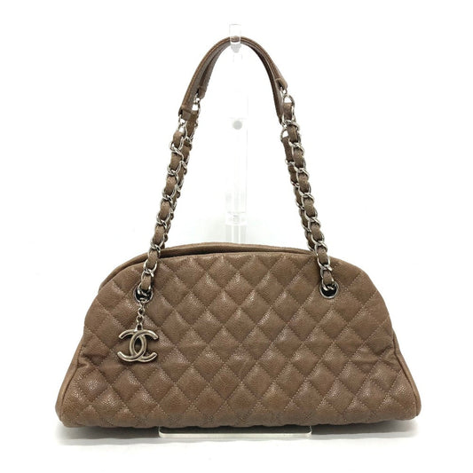 Chanel Brown Leather Shoulder Bag ()