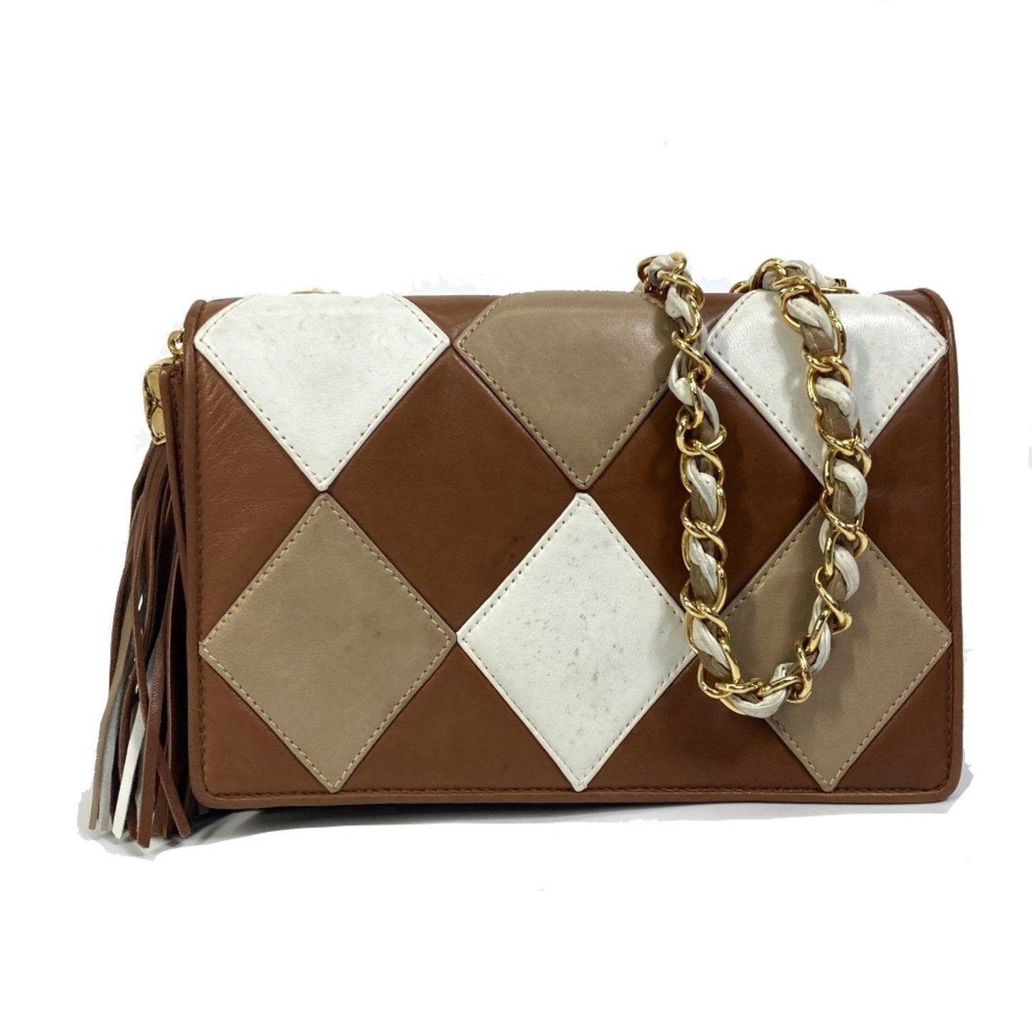 Chanel Brown Leather Shoulder Bag ()