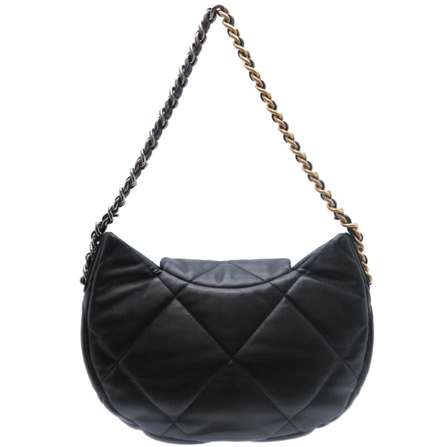 Chanel Black Leather Shoulder Bag ()