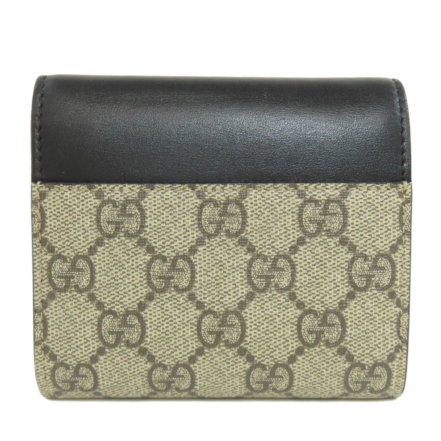 Gucci Black Brown Pvc Leather Wallet (Bi-Fold) ()