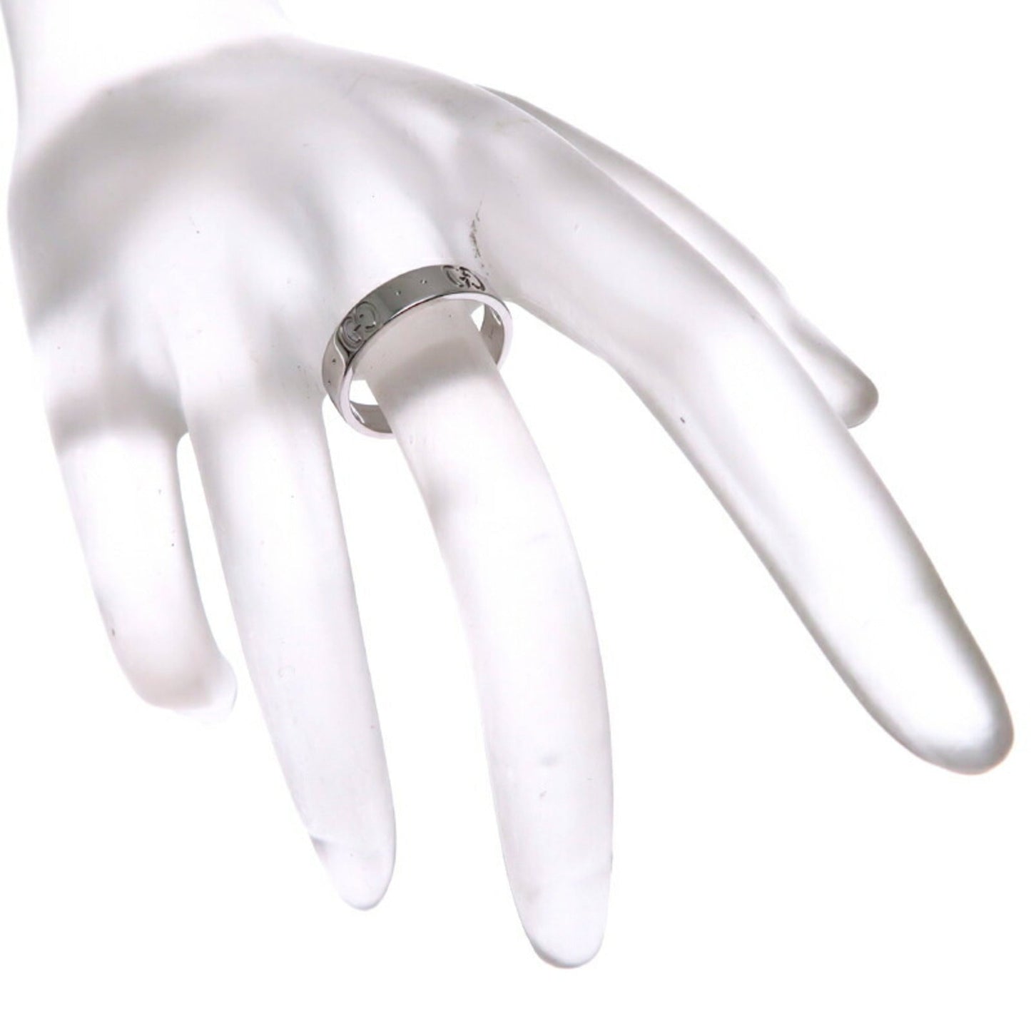 Gucci Icon White Gold (18K) Band Ring ()