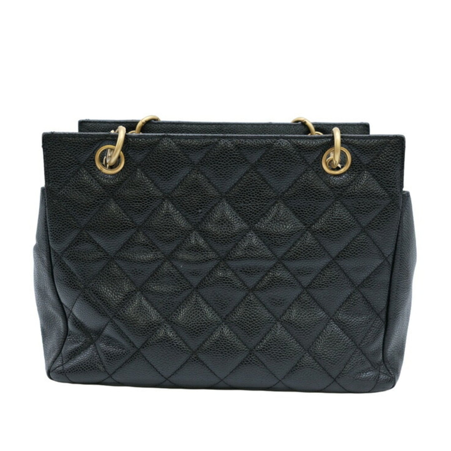 Chanel Black Caviar Leather Handbag ()