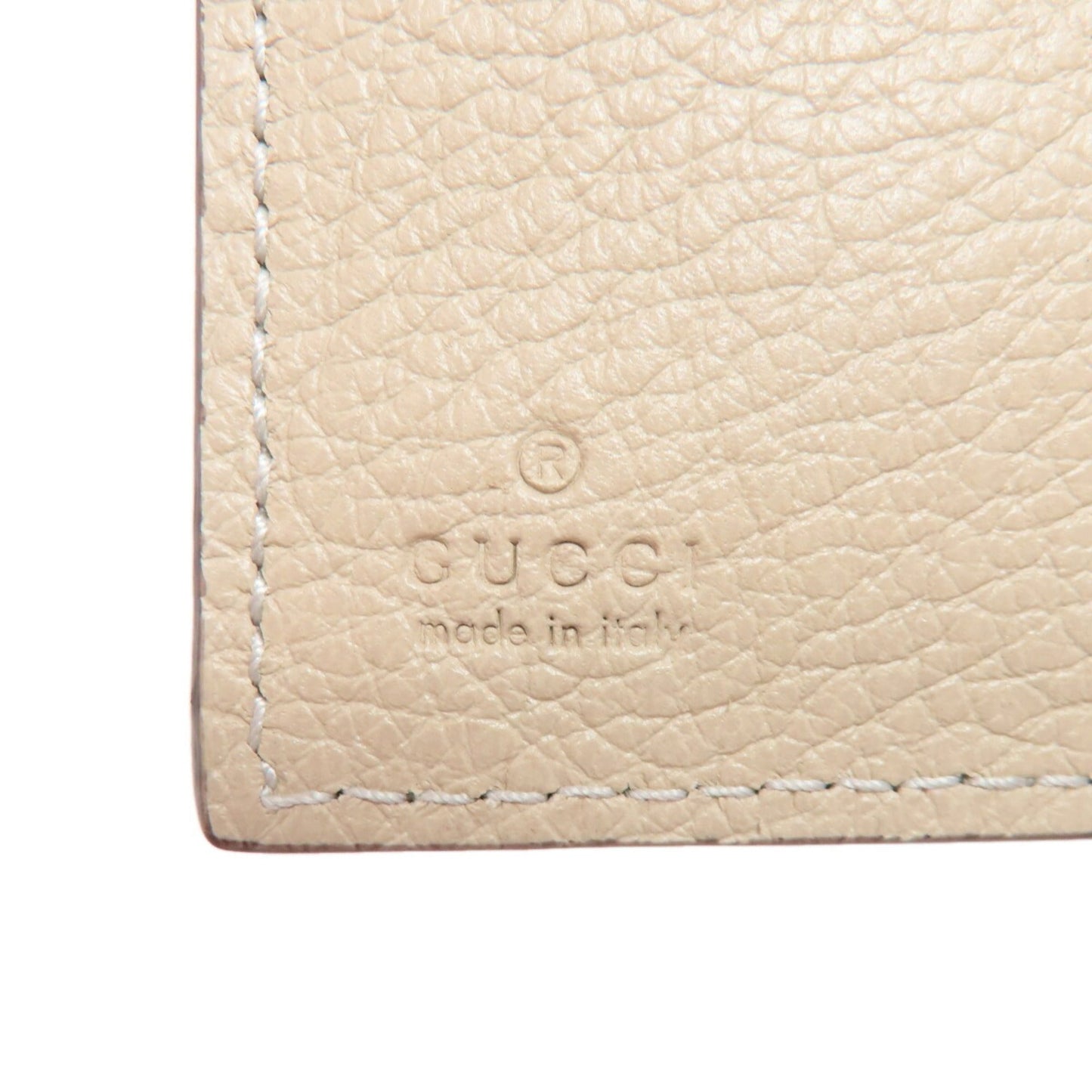 Gucci Beige Leather Wallet (Bi-Fold) ()