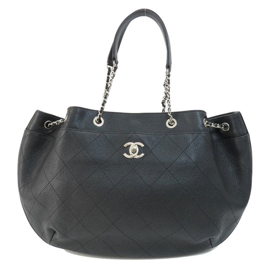 Chanel Black Leather Tote Bag ()