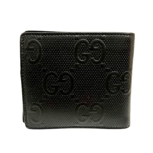 Gucci Black Leather Wallet (Bi-Fold) ()