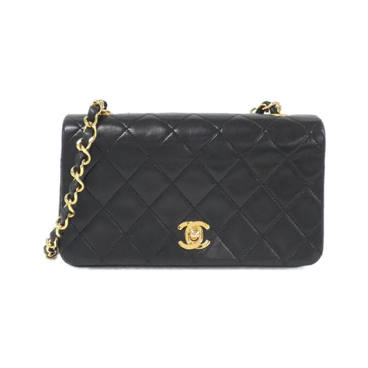 Chanel Black Leather Shoulder Bag ()
