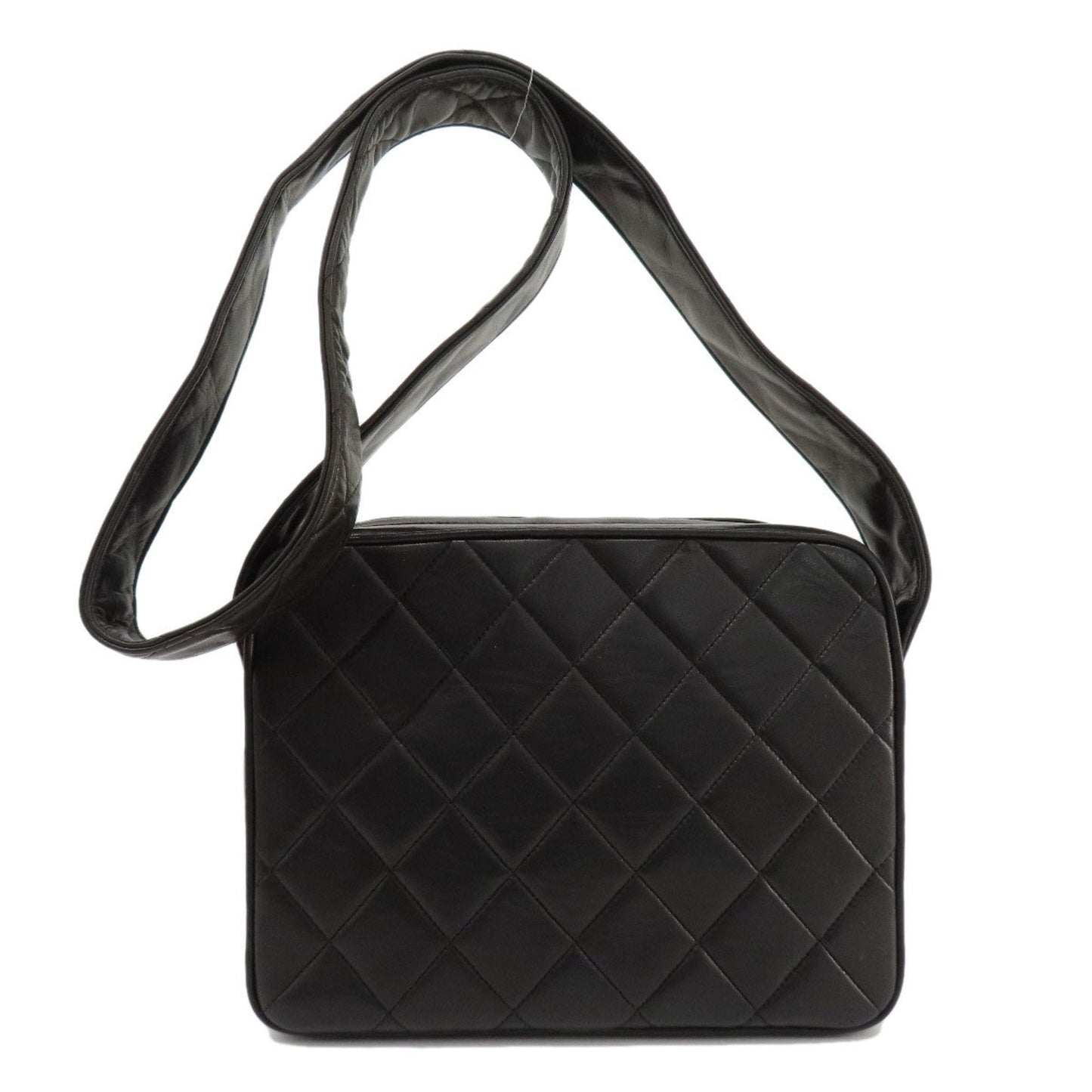 Chanel Black Leather Shoulder Bag ()