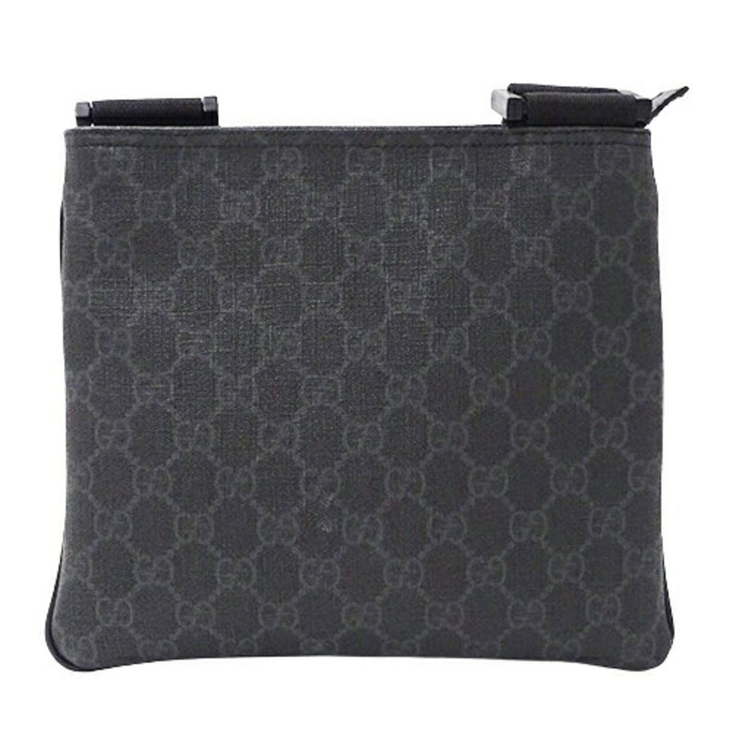 Gucci Black Gg Supreme Canvas Shoulder Bag ()